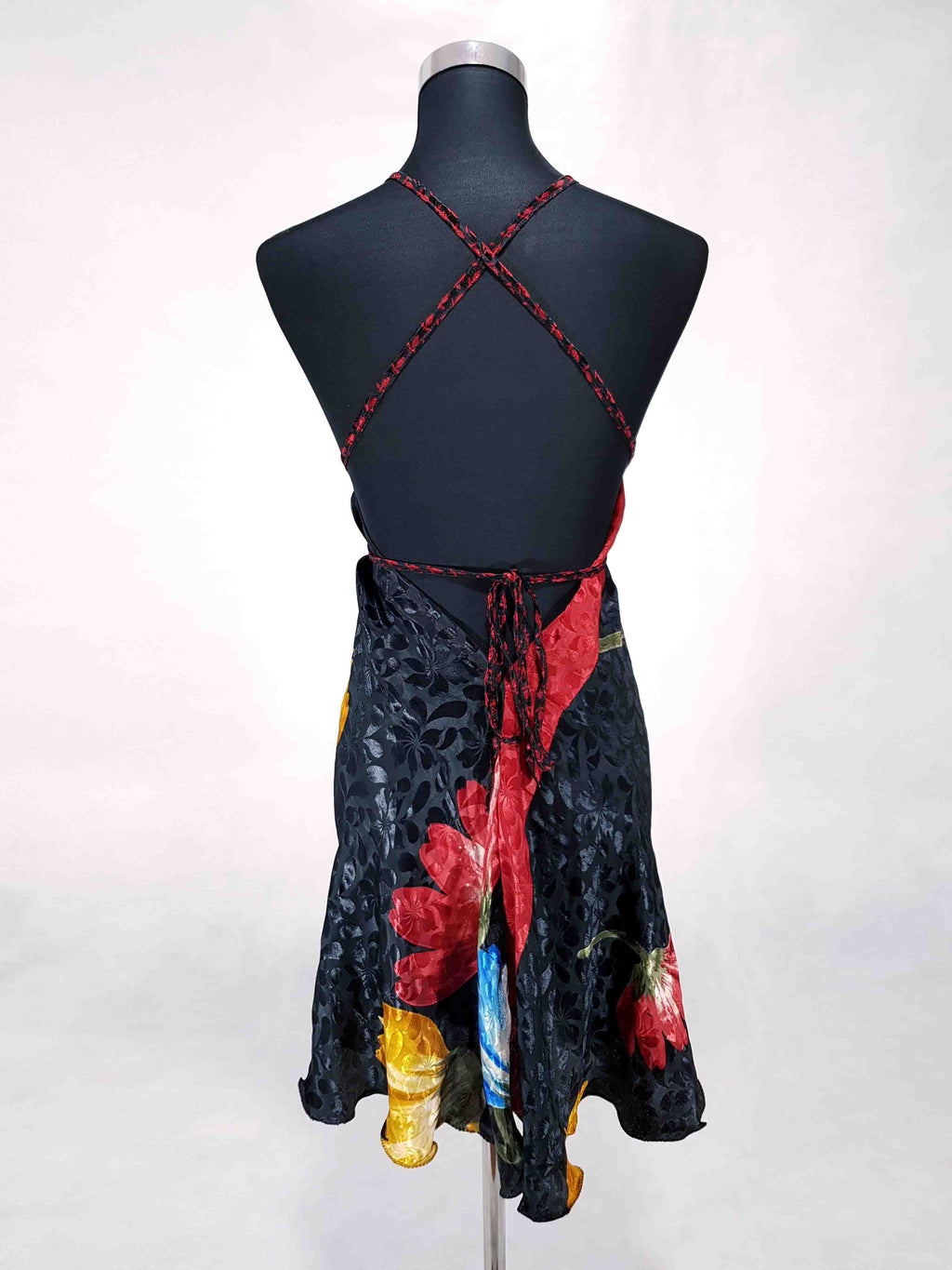 Das kurze Magische Kleid Rot-Schwarz