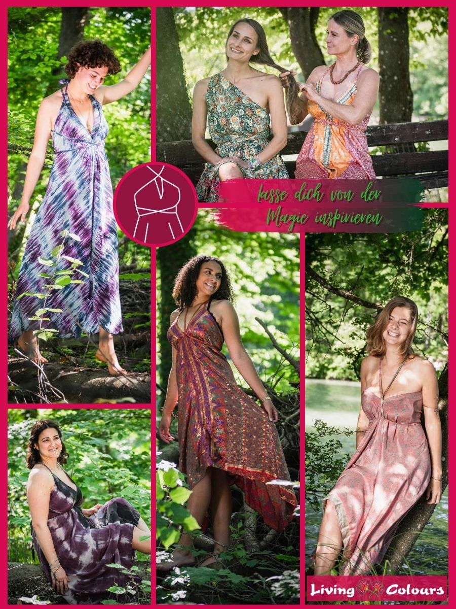 Das lange Magische Kleid  'Om Shanti'
